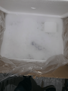 specimens packed in ice for cryogenics transport