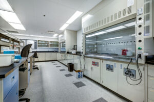 empty lab after being packed by laboratory movers near me in Phoenix Arizona