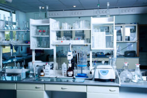 clean and organized lab after being relocated by laboratory movers in Orlando, Florida