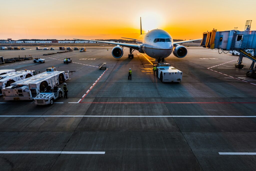 airplane travel for residential international move